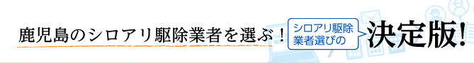 全国の優良企業から選べる！シロアリ駆除業者選びの決定版！